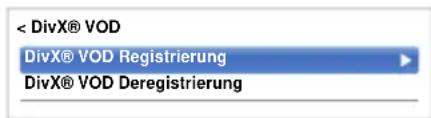 TOSHIBA 32W4333 - Anmelden Ihres Fernsehgeräts an einem DivX®-Konto: - 1