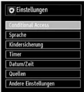 TOSHIBA 23DL934G - Aufrufen des Menüs Einstellungen - 1