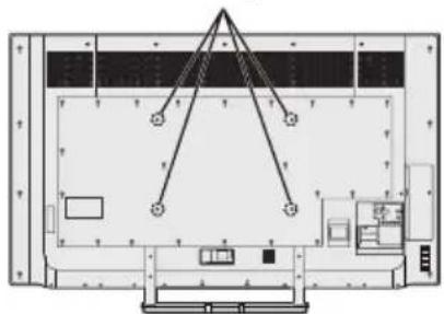 TOSHIBA 65M9363 - Einsatz einer Wandhalterung - 1