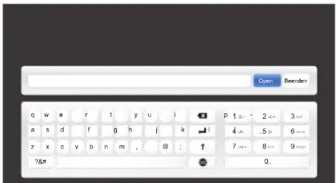 TOSHIBA 65M9363 - So geben Sie Text über die Software-Tastatur ein: - 1