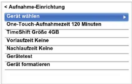 TOSHIBA 58M9363 - Auswählen von USB-HDD und Partition für die Aufnahme: - 1