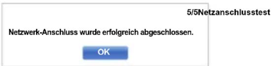 TOSHIBA 58M9363 - Drücken Sie OK, und der Netzanschlusstest startet. - 1
