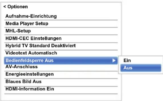 TOSHIBA 58M9363 - Bedienfeldsperre - 1