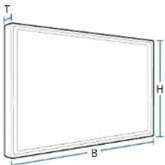 SAMSUNG RM48D Signage TV LH48RMDPLGU - Kapitel 14 Technische Daten - 3