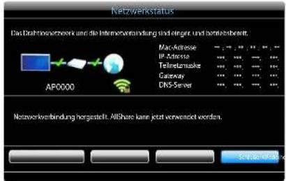 SAMSUNG RM48D Signage TV LH48RMDPLGU - Netzwerkstatus - 1