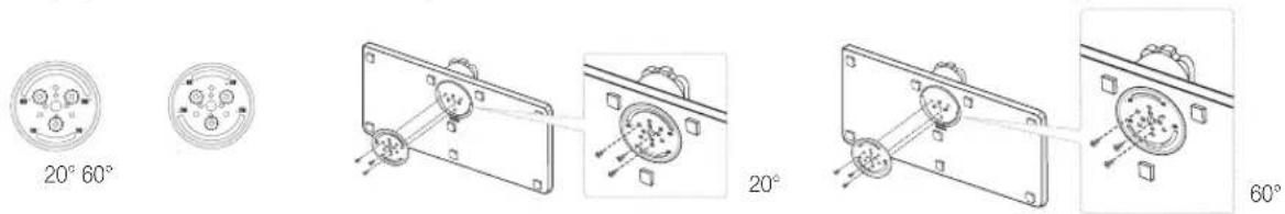 SAMSUNG HG46EB675FB - Schwenken um 20 bis 60 Grad - 1