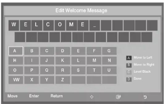 SAMSUNG HG46EB675FB - Welcome Message - 2