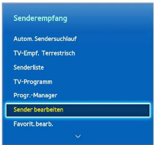 SAMSUNG UE39F5570 - Senderverwaltung - 1