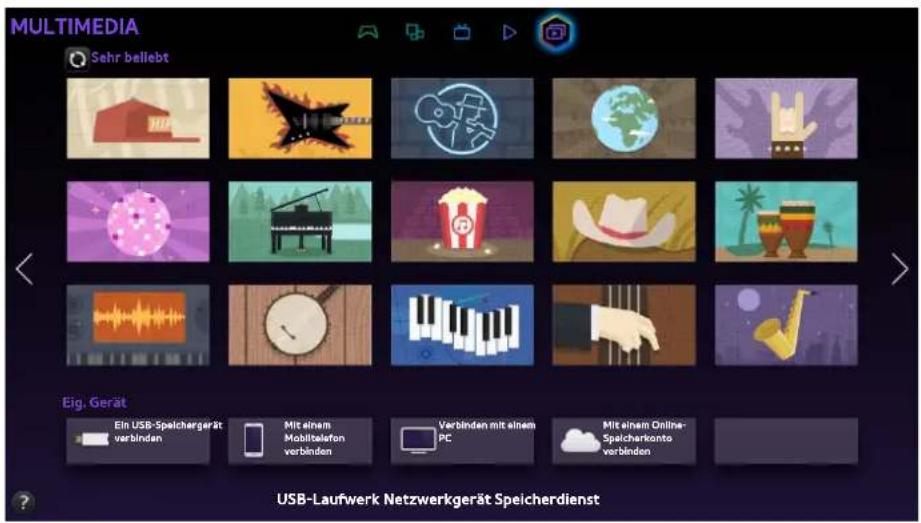 SAMSUNG UE55H6750 - Wiedergeben und Anzeigen von Foto-, Video- und Musikdateien (MULTIMEDIA) - 1