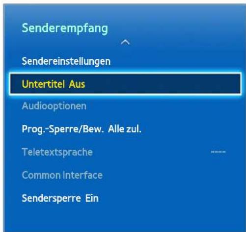 SAMSUNG UE55F7090 - Untertitel - 1