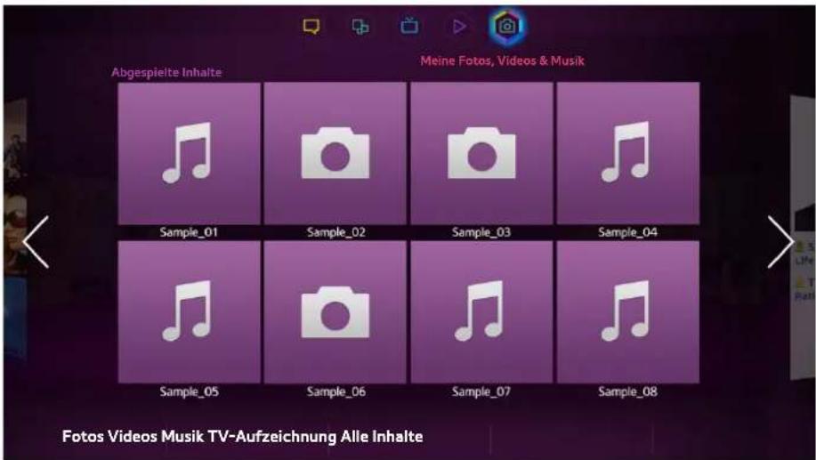 SAMSUNG UE55F7090 - Meine Fotos, Videos & Musik - 1