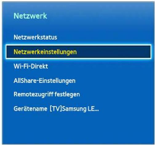 SAMSUNG UE55F7090 - Einrichten eines Kabelnetzwerks - 1