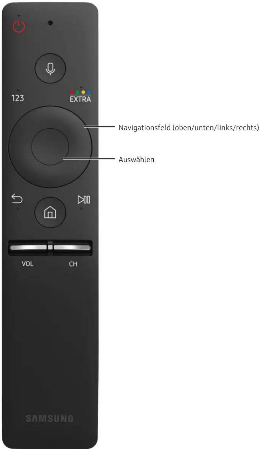 SAMSUNG UE49KS9090 - Informationen zur Samsung Smart Remote(Sprachinteraktion Version) - 1