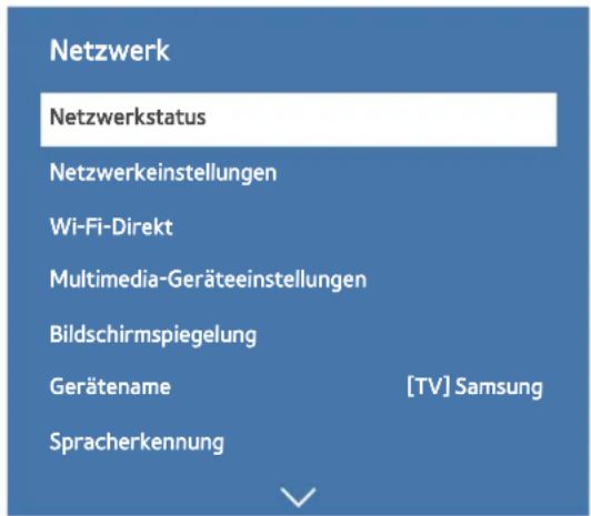 SAMSUNG UE48J6250 - Überprüfen des Internetverbindungsstatus - 1