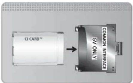 SAMSUNG UE48J5250 - Gehen Sie folgendermaßen vor, um den CI-Kartenadapter anzuschließen: - 2