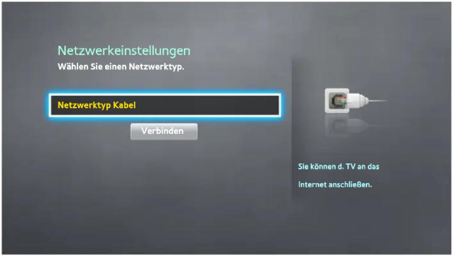 SAMSUNG UE48H6620 - Netzwerk > Netzwerkeinstellungen - 1