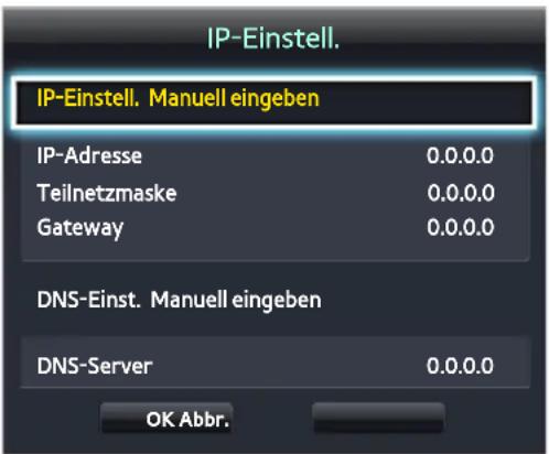 SAMSUNG UE48H6750 - Netzwerk > Netzwerkeinstellungen - 3