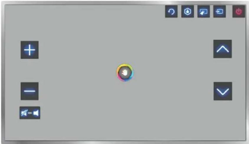 SAMSUNG UE46F8590 - Layout des Fensters Smart Hub - 1