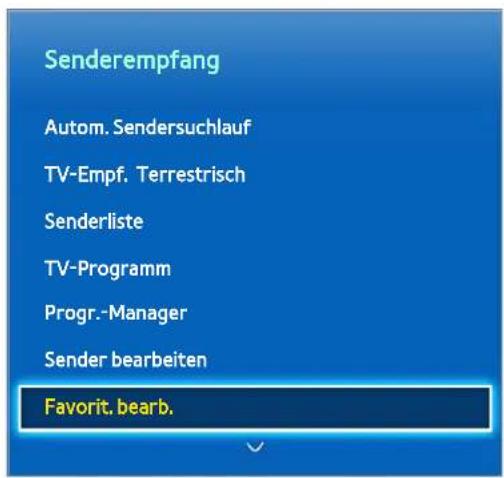 SAMSUNG UE46F8590 - Favoritensender - 1