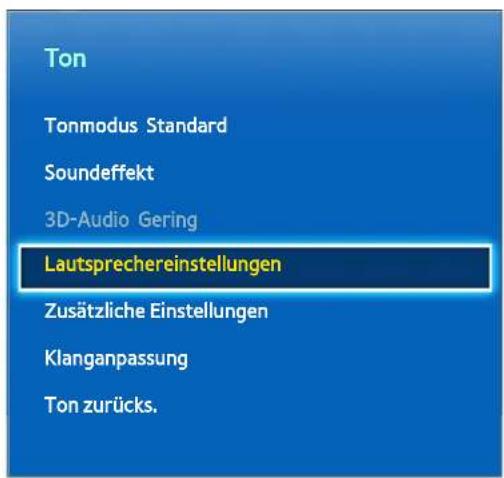SAMSUNG UE46F8590 - Lautsprecher auswählen - 1