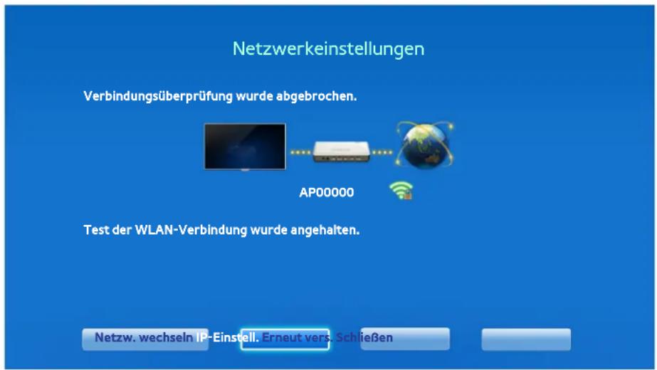 SAMSUNG UE46F8590 - Manuelles Konfiguration des Drahtlosnetzwerks - 2