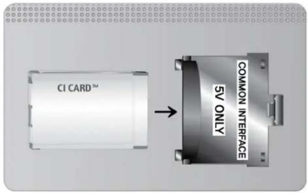 SAMSUNG UE46F8590 - Gehen Sie folgendermaßen vor, um den CI-Kartenadapter anzuschließen: - 2