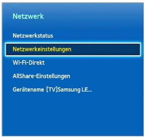 SAMSUNG UE46F6470 - Einrichten eines Drahtlosnetzwerks - 1