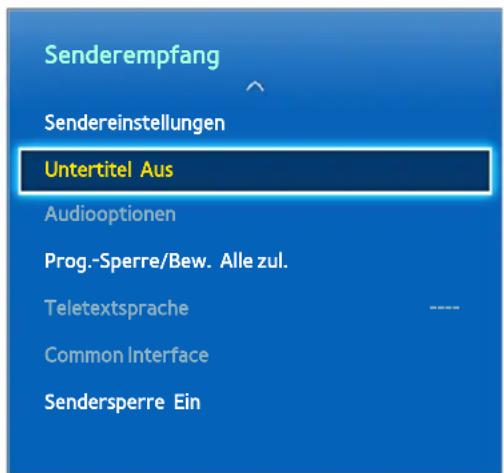 SAMSUNG UE46F5570 - Untertitel - 1
