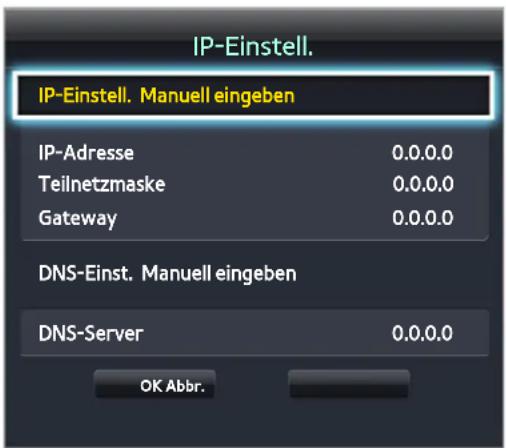 SAMSUNG UE40J5250 - Netzwerk > Netzwerkeinstellungen - 3