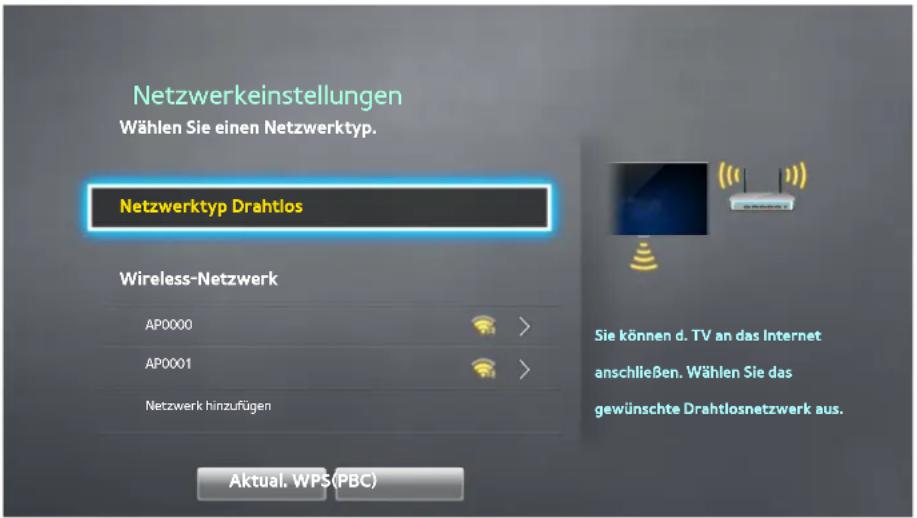 SAMSUNG UE40H6740 - Netzwerk > Netzwerkeinstellungen - 1