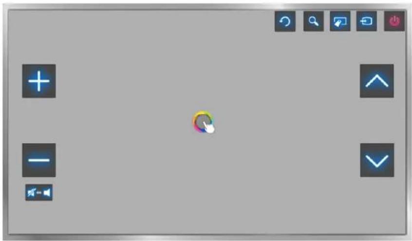 SAMSUNG UE40H6620 - Bewegungssteuerung : Layout im Smart Hub-Fenster - 1