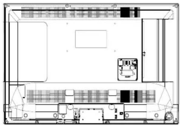 SHARP LC-40LE362EN - Demontage des Standfußes - 1