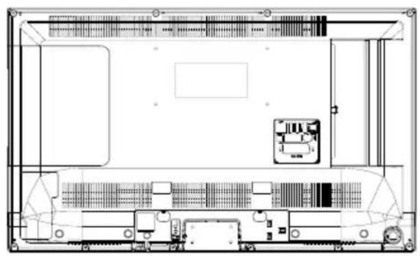 SHARP LC-32LE362EN - Montage des Standfußes - 1