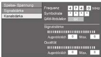 SHARP LC-60LE636S - Kontrollieren der Kanalstärke - 2