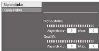 SHARP LC-60LE636S - Kontrollieren der Signalstärke - 2