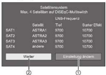 SHARP LC-60LE636S - Suchen nach Satellitenprogrammen (nur Modellreihe 635) - 2