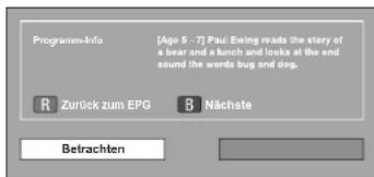 SHARP LC-60LE636S - Timer-Setup über EPG - 1