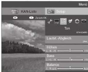 SHARP LC-60LE635RU - Toneinstellungen - 1
