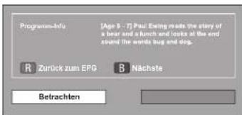 SHARP LC-60LE635RU - Timer-Setup über EPG - 1