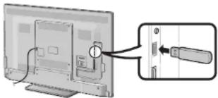 SHARP LC-60LE635RU - Anschließen eines USB-Geräts - 1