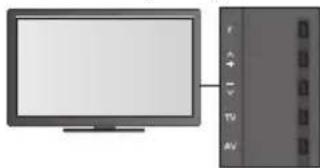 PANASONIC TX-L42ETW50 - Automatische Einrichtung mit den Tasten an der Rückseite - 1