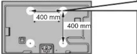 PANASONIC TX-L42ETW50 - Wandhalterung - 1