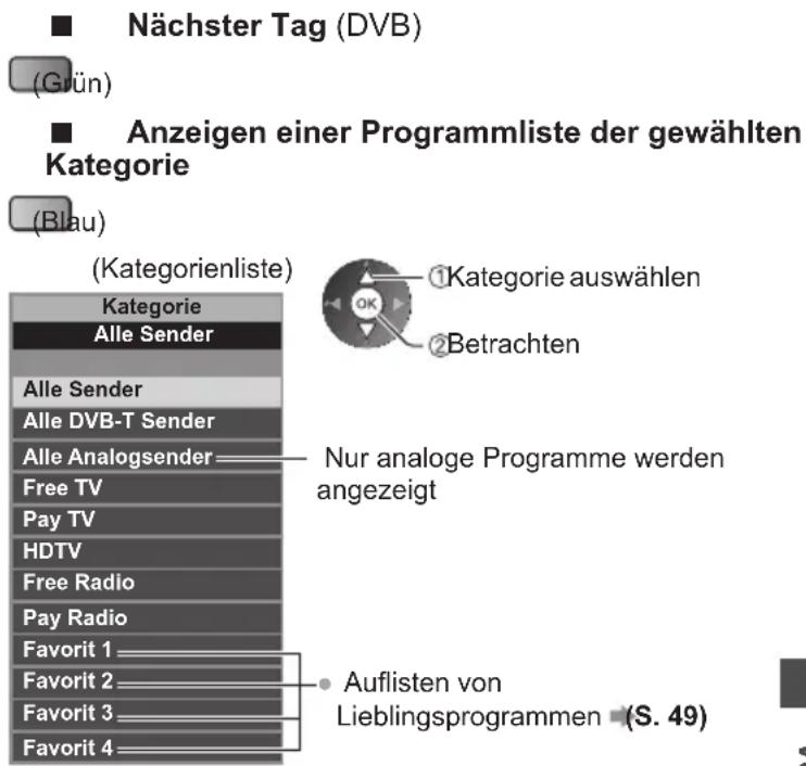 PANASONIC TX-L42ETW50 - ■ Betrachten des Programms - 5