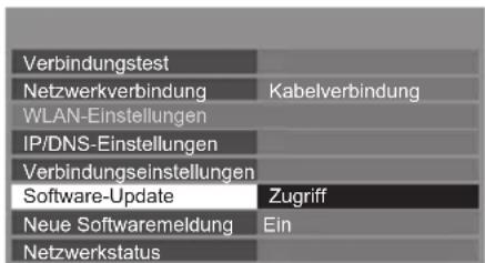 PANASONIC TX-L42ETW50 - Wählen Sie [Software-Update] - 1