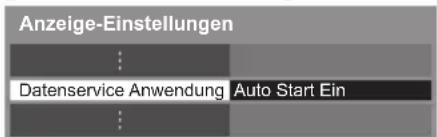 PANASONIC TX-L42ETW50 - Wahlen Sie [Datenservice Anwendung], und stellen Sie [Auto Start Ein] ein - 1