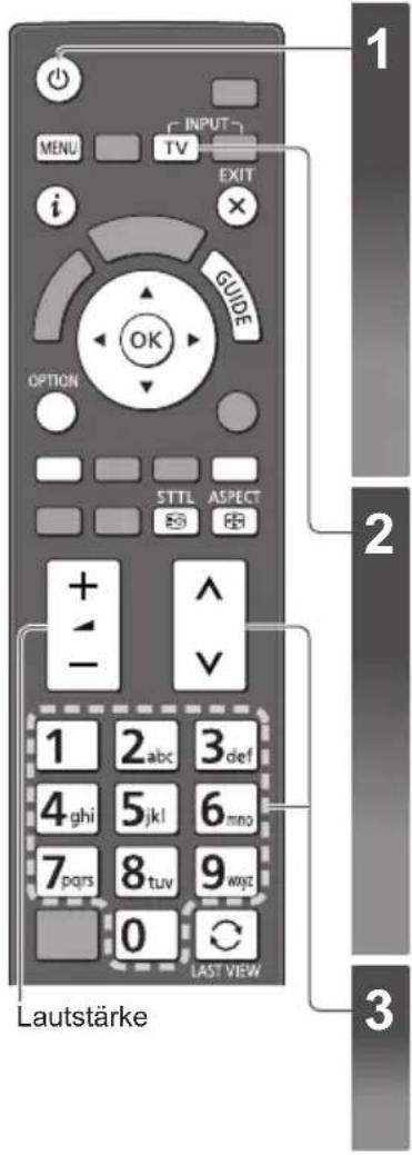 PANASONIC TX-L42ETW50 - Betrachten von Fernsehprogrammen - 1
