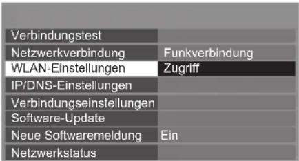 PANASONIC TX-L42ETW50 - Wählen Sie [WLAN-Einstellungen] - 1