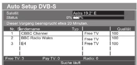 PANASONIC TX-L42ETW50 - Start Auto Setup (Die Einstellungen werden automatisch vorgenommen) - 3