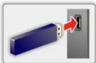 PANASONIC TX-58DXX789 - ■ Zum Einsetzen oder Entnehmen des USB-Flash-Speichers - 1