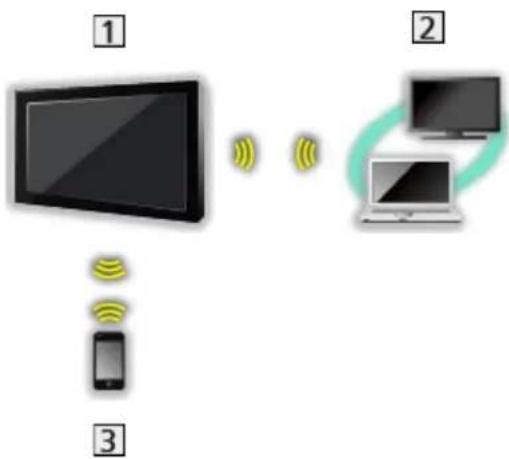 PANASONIC TX-42ASE650E - Drahtlose Verbindung (für DLNA) - 1